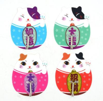 New Cute Cartoon Fuwa Baby Long Magic Seamless Hook Powerful Viscose Hook Flexible Glue Seamless Hook