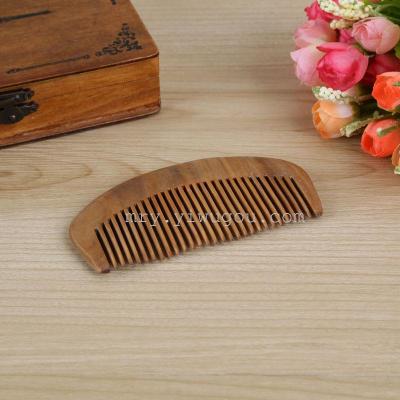 Natural sandalwood comb anti-static comb health massage comb wood comb comb comb comb comb wholesale
