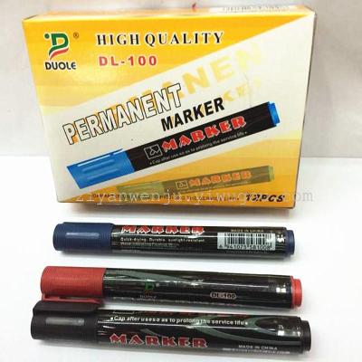 DL-100 High Quality Extra Thick Oily Marking Pen Permanent Marker Marker Pen