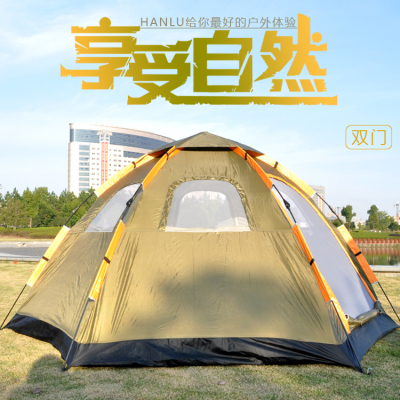 Outdoor outdoor tent camping expedition six double super light wind cold tent tent