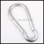 Stainless steel spring hook safety clasp galvanized spring hook iron gourd type mountaineering clasp 9 mm * 90 mm can be placed an order