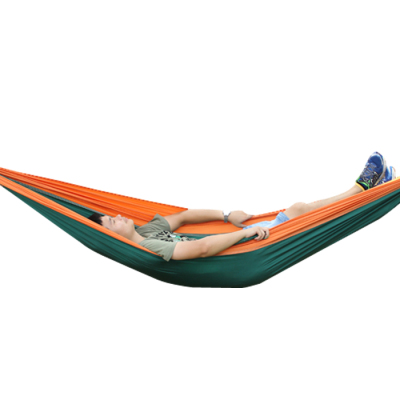 Outdoor leisure hammock hammock parachute cloth double band portable bag