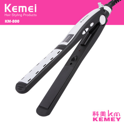 KM-800 five-speed control straight hair straightener ceramic panels do not hurt anionic hair care plywood