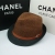 Wholesale Fashion New Straw Fedora Hat Top Hat Contrasting Color Type Breathable Beach Hat Belt Straw Hat