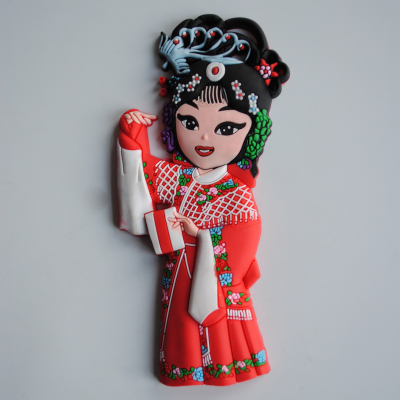 PVC color China special characteristic of Peking opera characters fridge manufacturers custom-made