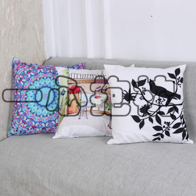 Printed cotton pillowcase pillow case with a digital cushion cover.