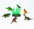 Plastic simulation dinosaur 12 dinosaur models of children's toys products factory direct selling