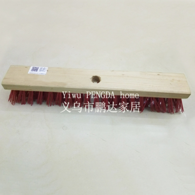 Wood screw tooth brush brush length 40 cm Mu Shua broom factory wholesale