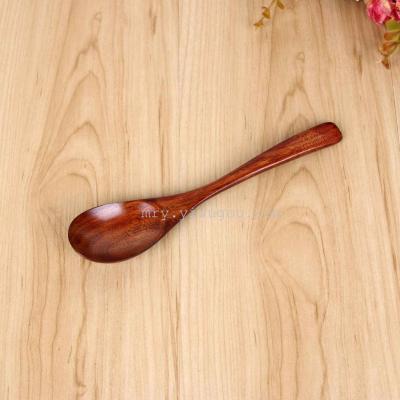 Long handle wooden spoon Korean spoon domestic hotel spoon soup spoon spoon dessert spoon