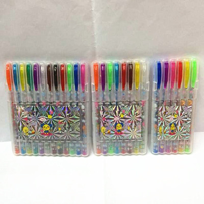 Flip Hard Boxed Flash Pen Multiple Patterns 6 PCs 8 PCs 12 PCs