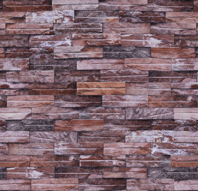 Imitation brick vintage wallpaper.