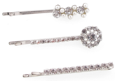 Artificial diamond fashion pearl pin 85
