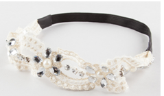 The flower type artificial diamond pearl Crochet elastic hair band 72