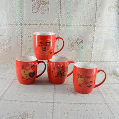 Ceramic coffee cup advertising Cup Valentine cups