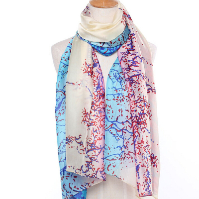 Scarves of silk scarf of silk cotton to increase the shawl of the four seasons scarf.