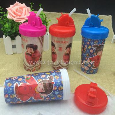 China dream water cup, changing cup, 3D cup, drink cup, plastic cup, advertising cup