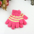 Children's Striped All-Sunny Gloves Autumn and Winter Fashion Korean Style Warm Gloves Wholesale