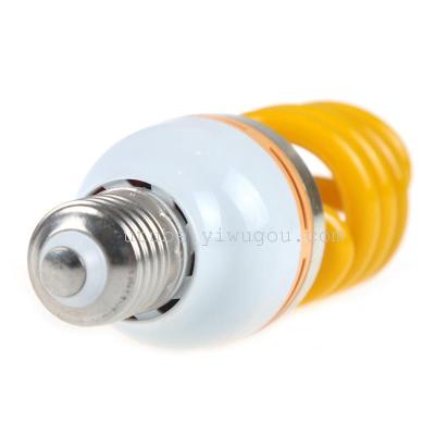 LED Lamp Export Natural Color Tube Energy-Saving Lamp Small Half Spiral Three PCs Yellow Energy-Saving Lamp