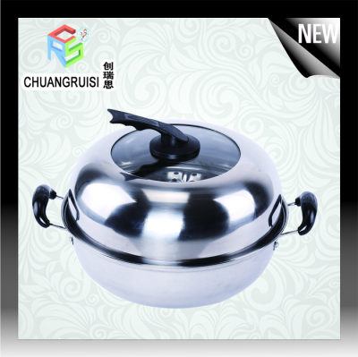 A sell 2 layers of stainless steel steamer multipurpose steamer cooker with double Hot pot pot