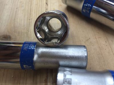 1/2 blue sleeve (50BV30) extended chrome vanadium steel sleeve auto repair hardware tools