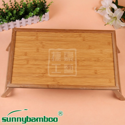 Beautiful bamboo computer desk factory direct environmental bamboo household items can be used as bed desk