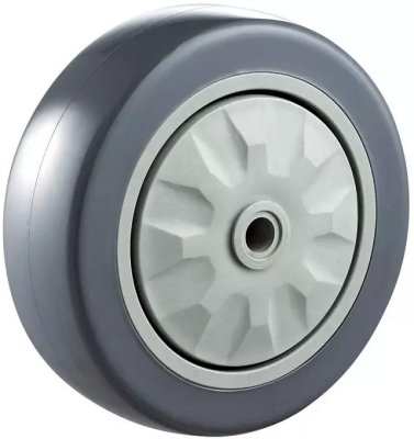 Casters Accessories Medium Single-Axis Pu Single Wheel, Wheels
