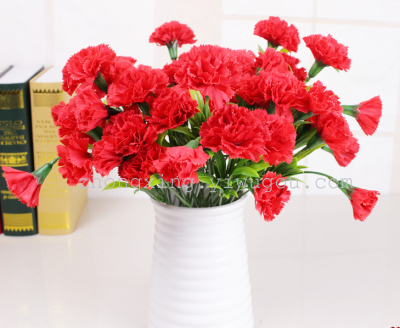 The 7 head of carnation flower flower decoration flower gift for mother's Day