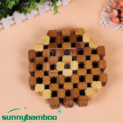 Boutique bowl pad pad insulation basin potholders wooden coasters wooden bowl pad