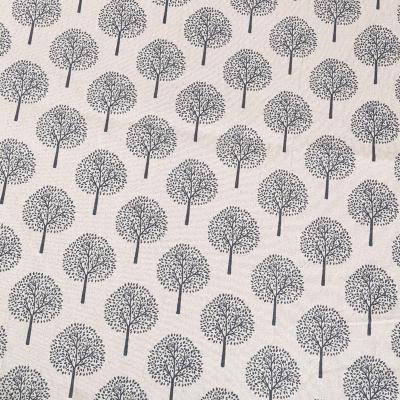 Manufacturers direct single tree pattern hemp printed fabric