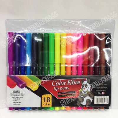 858 slim water color pen fine rod long money color 18 color 12 color 24 color