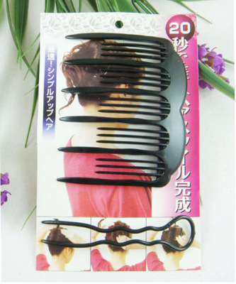 Manufacturers selling fast hair fork hair plug type U hairpin hairpin comb hair set tool size