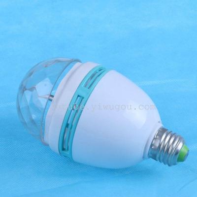 LED Light Export 3W Colorful Magic Ball Globe Bulb