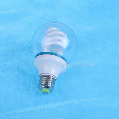 LED Light Export 20W Small Semi-Spiral Transparent Bulb Energy-Saving Lamp