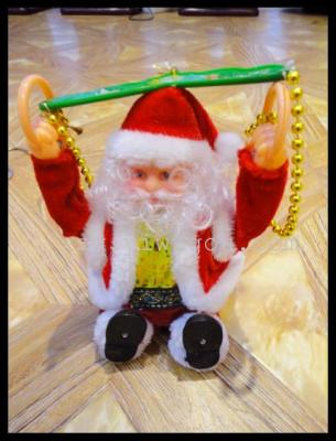 9123 new old man hands rings somersault small electric Christmas decorations gifts