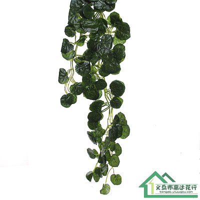 Simulation of plant cane vine hanging decorative wall hanging basket small printing plant