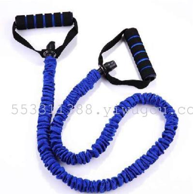 One word tension rope fitness elastic rope puller indoor equipment yoga rope strength training