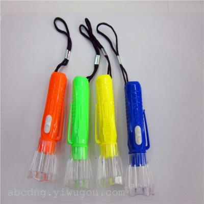 LED flashlight flashlight flashlight manufacturers selling transparent head hook TY-1518