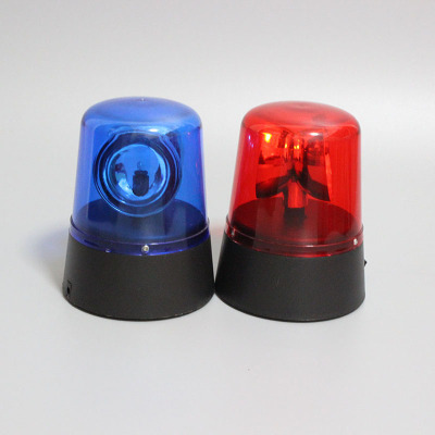 Small Alarm Light Red and Blue 2-Color Battery 127#