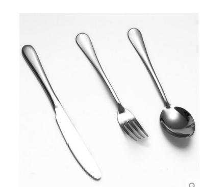 Stainless steel western dinner set knife and fork set steak knife and fork spoon