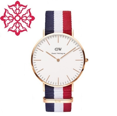 Europe and the United States popular Oxford canvas with DW Daniel, the same paragraph ultra-thin Watch