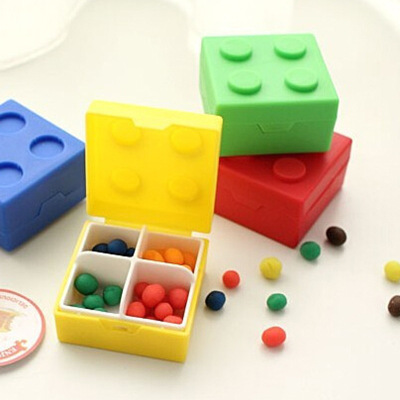 LEGO kit Mini creative jewelry box of candy box Lego portable kit