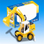Excavator excavator remote control toy car engineering