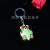 Hot PVC soft plastic key ring valentine's day gift bear heart key ring promotional gift pendant