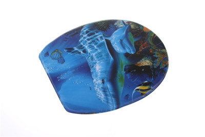 Factory direct sales of new double-sided dolphin printing toilet lid