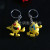 Hot key ring personality creative plastic face key chain gift pendant wholesale manufacturers direct sales