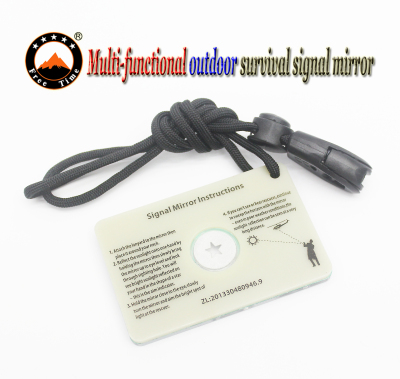 Camping signal supplies Survival tools Daytime light signal sighting signal signal mirror