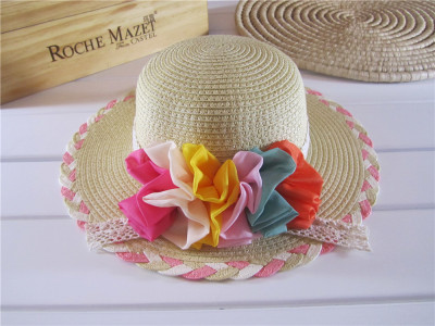 The flowers in spring and summer sun hat ribbon basin Cap Hat Cap Basin