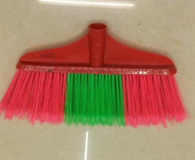 High Quality Plastic Broom Broom Two-Color Broom Head Bristle Broom