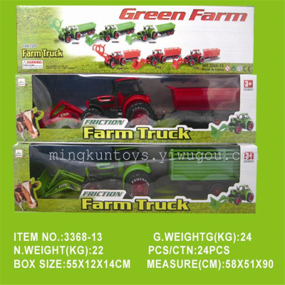 Manual taxi tractor farm series toys