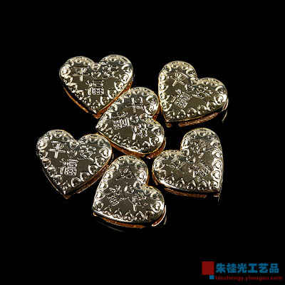 DIY accessories materials Peace Bell China decorative accessories hollow heart knot
